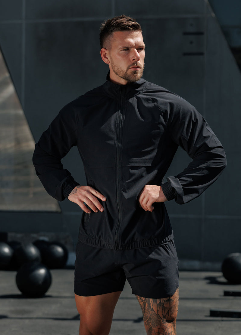 Gym King Purpose Tracksuit Top - Black