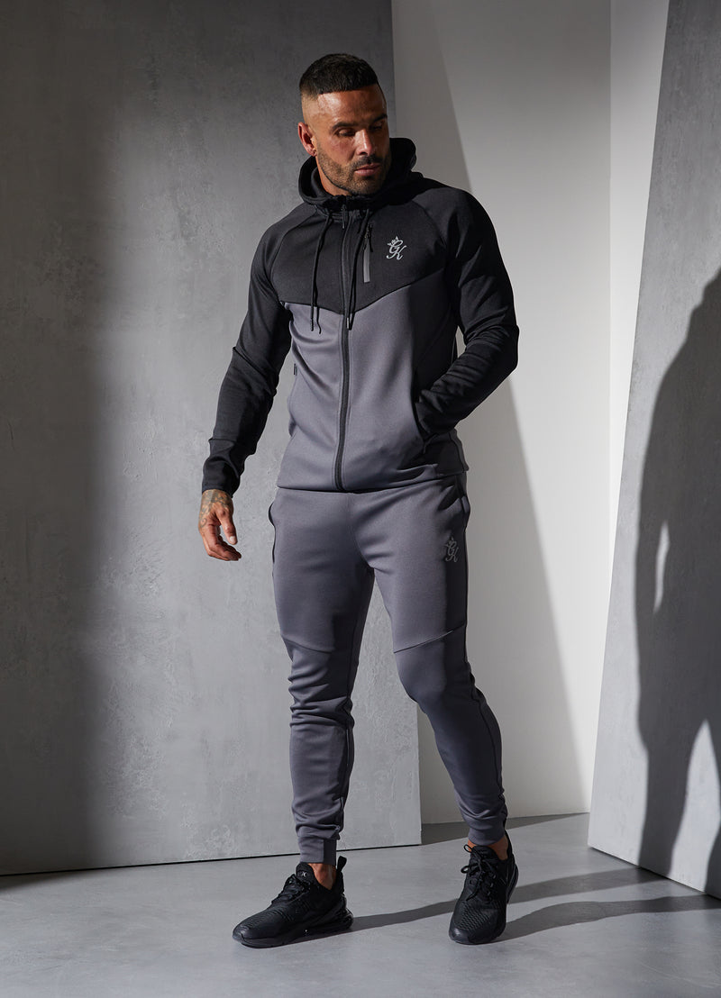 Gym King Precision Full Zip Hood - Graphite