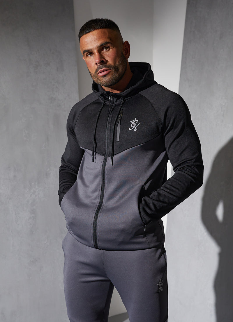 Gym King Precision Full Zip Hood - Graphite