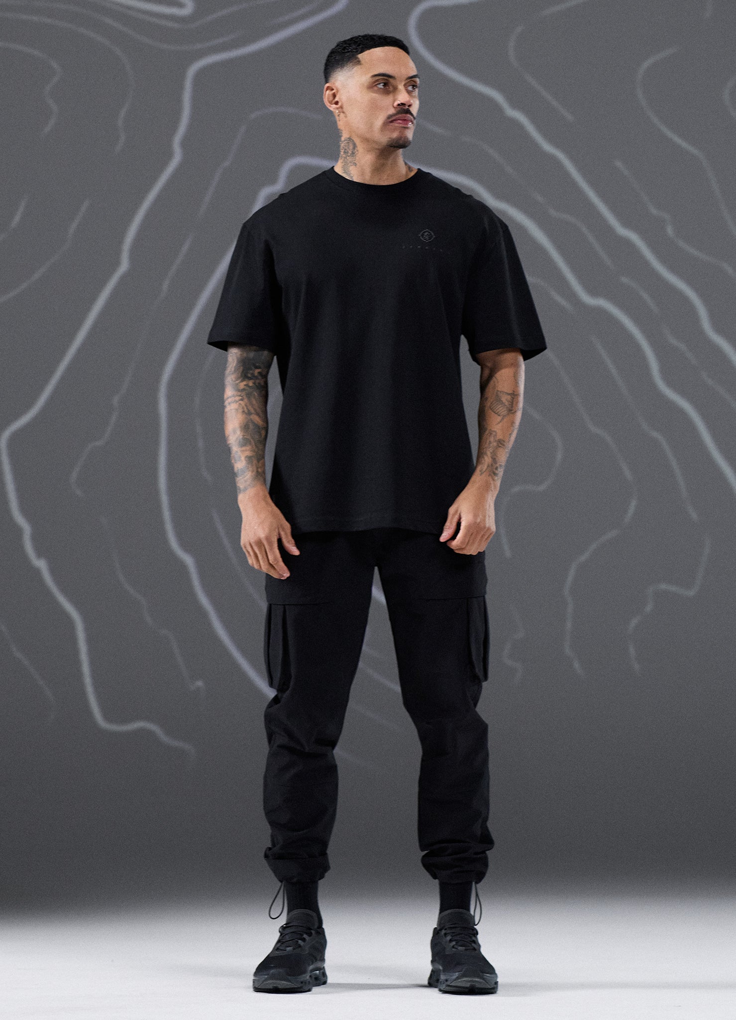 Gym King Rebellion Oblivion Jersey Tee - Black