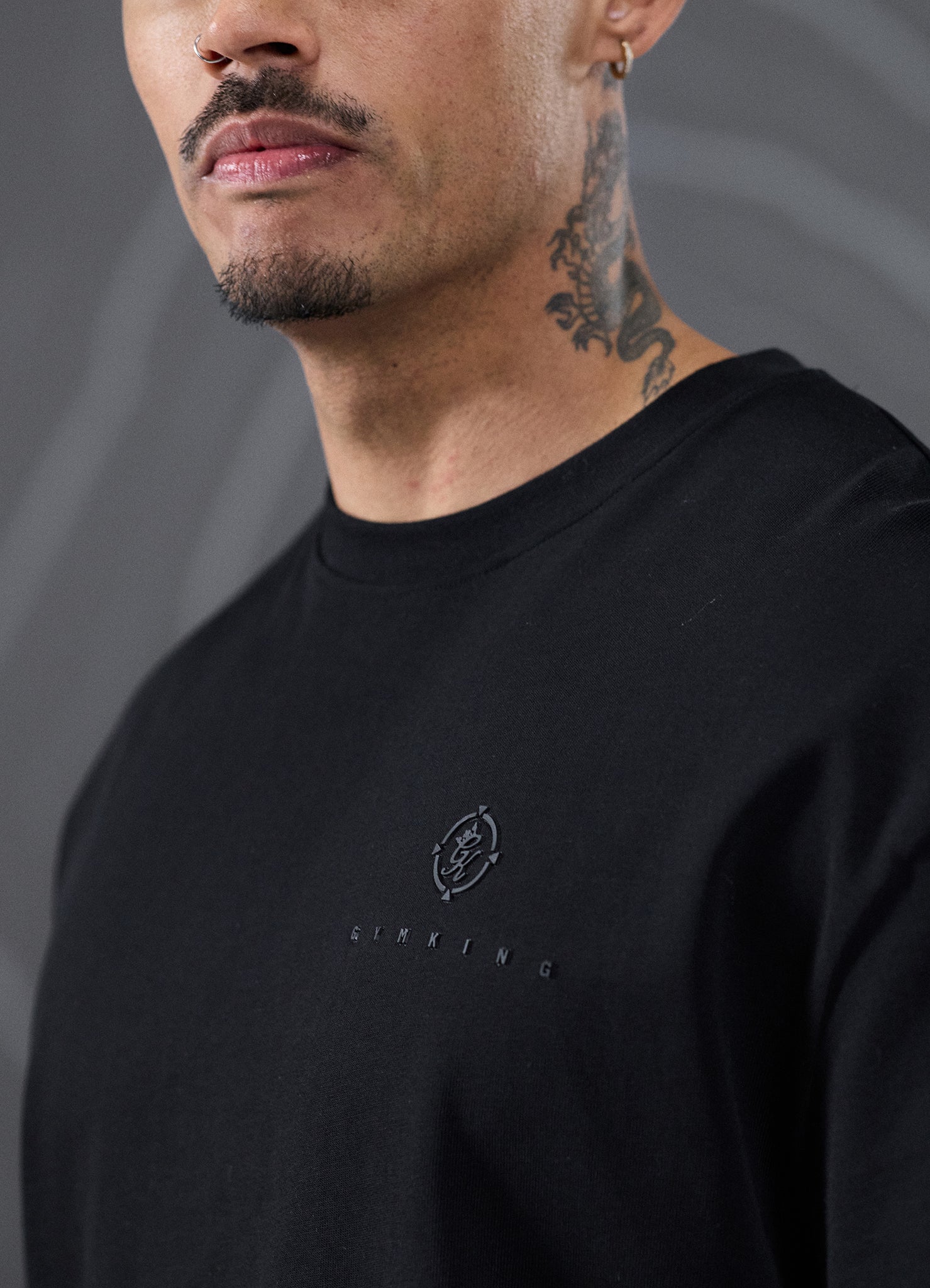 Gym King Rebellion Oblivion Jersey Tee - Black