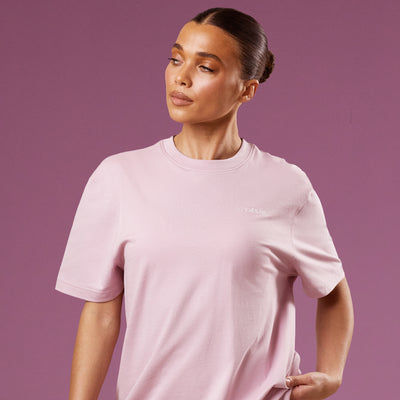 Gym King 365 Boyfriend Tee - Muted Mauve