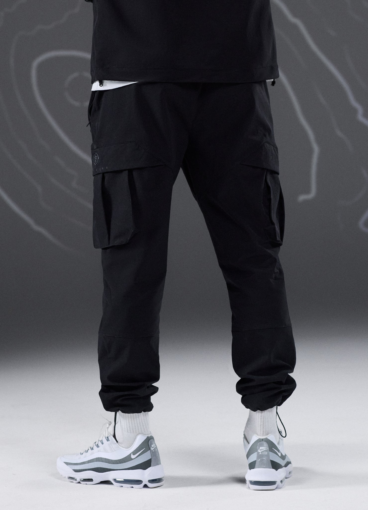 Gym King Rebellion Covert Cargo Utility Pant - Black