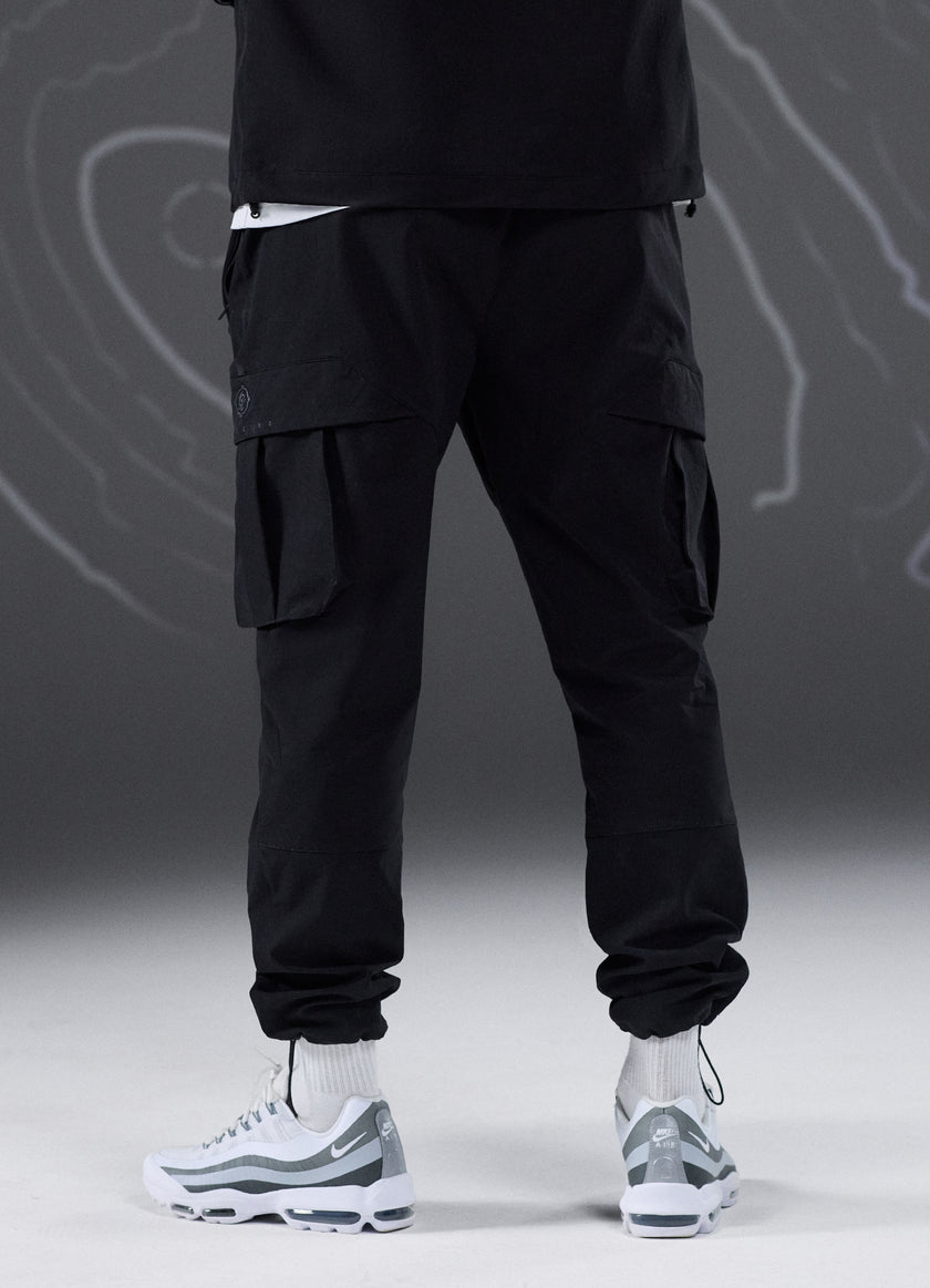 Gym King Rebellion Covert Cargo Utility Pant - Black