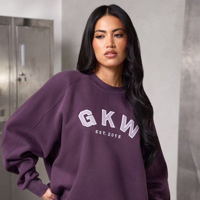 GKW Oversized Crew - Deep Purple