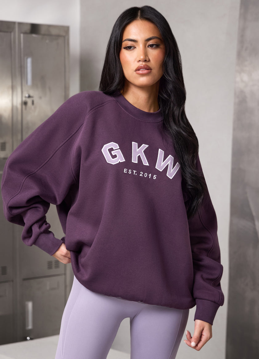 GKW Oversized Crew - Deep Purple