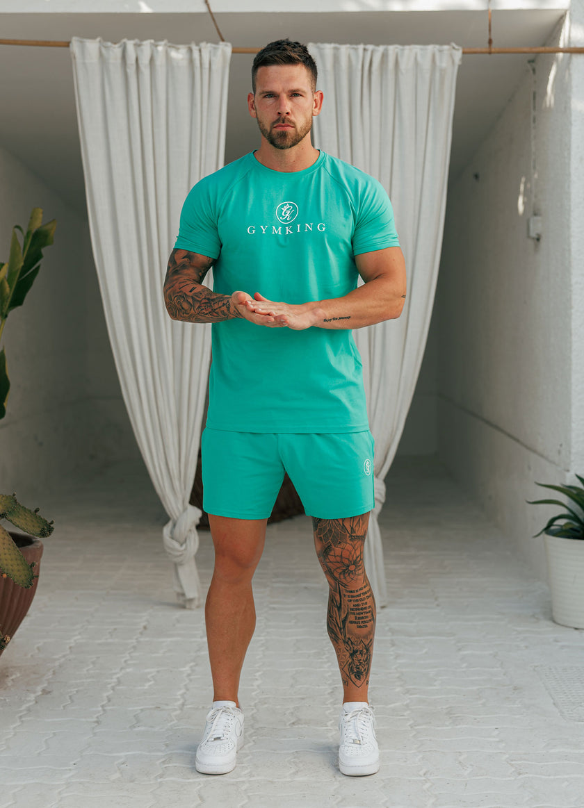 Gym King Pro Jersey Short - Apple Green