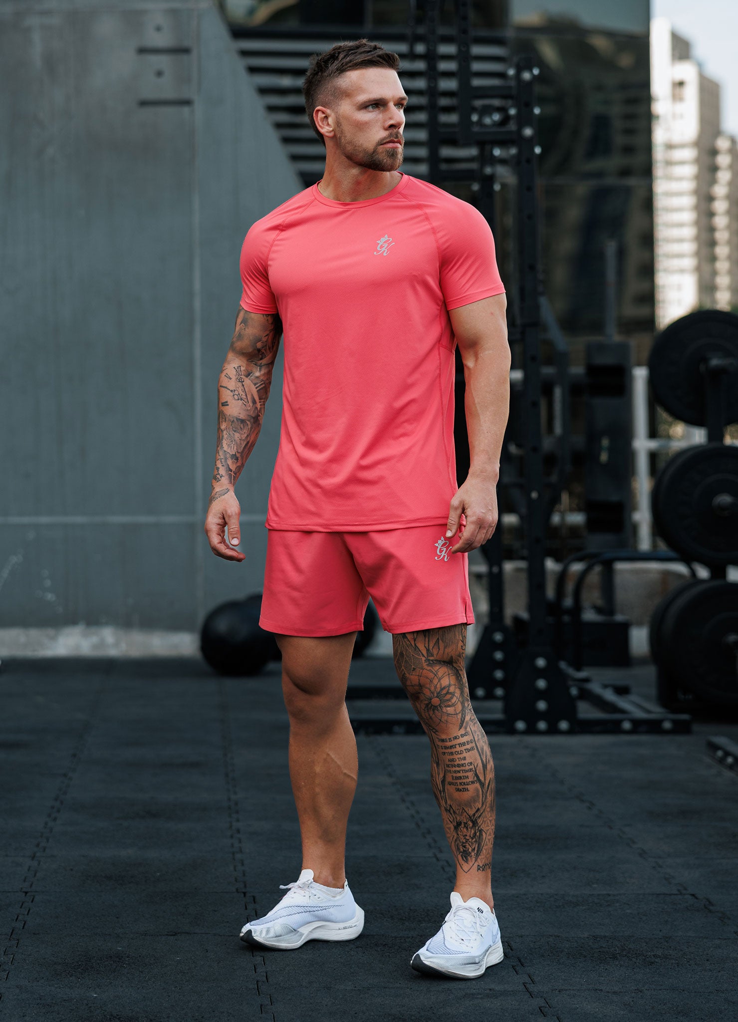 Gym King Energy Tee - Coral