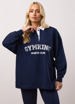 Gym King Synergy Rugby Shirt - Obsidian thumbnail