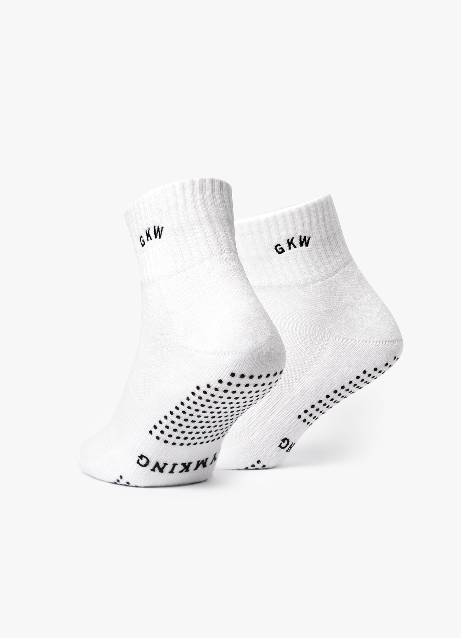 GKW Pilates Grip Sock (2PK) - White
