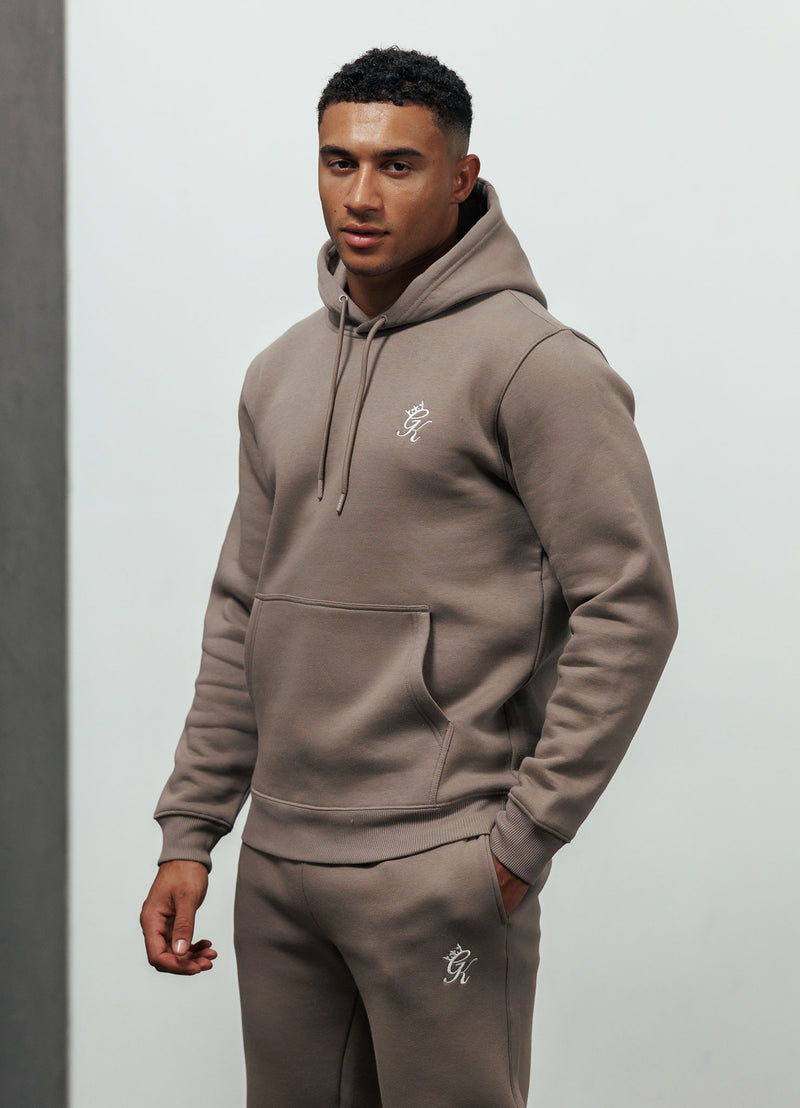 Gym King Fundamental Fleece Hood - Truffle