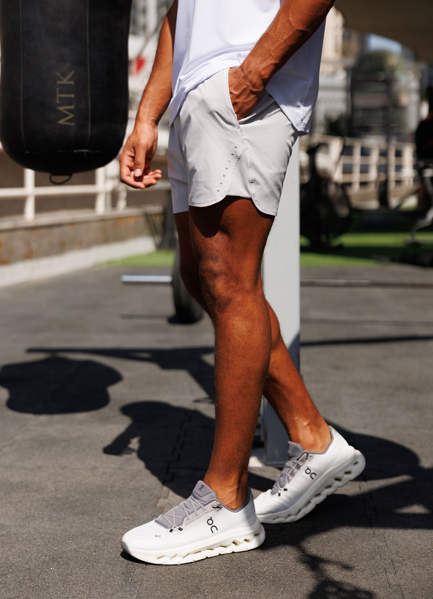 Gym King Purpose Short - Light Grey