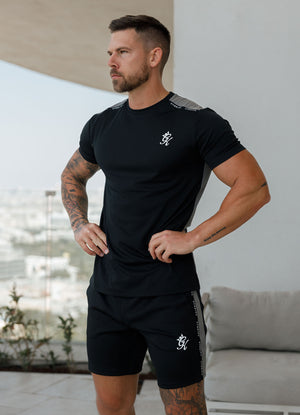 Gym King Taped Core Plus Tee - Black