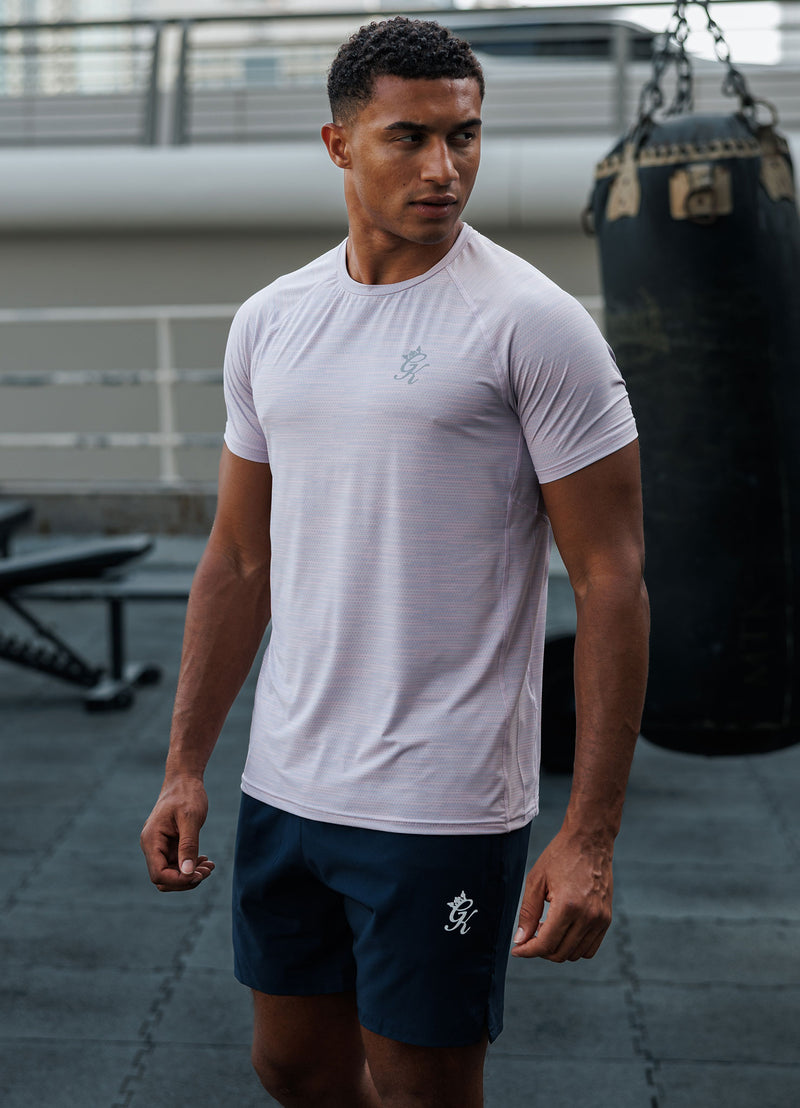 Gym King Energy Grindle Tee - Dusky Lilac Grindle