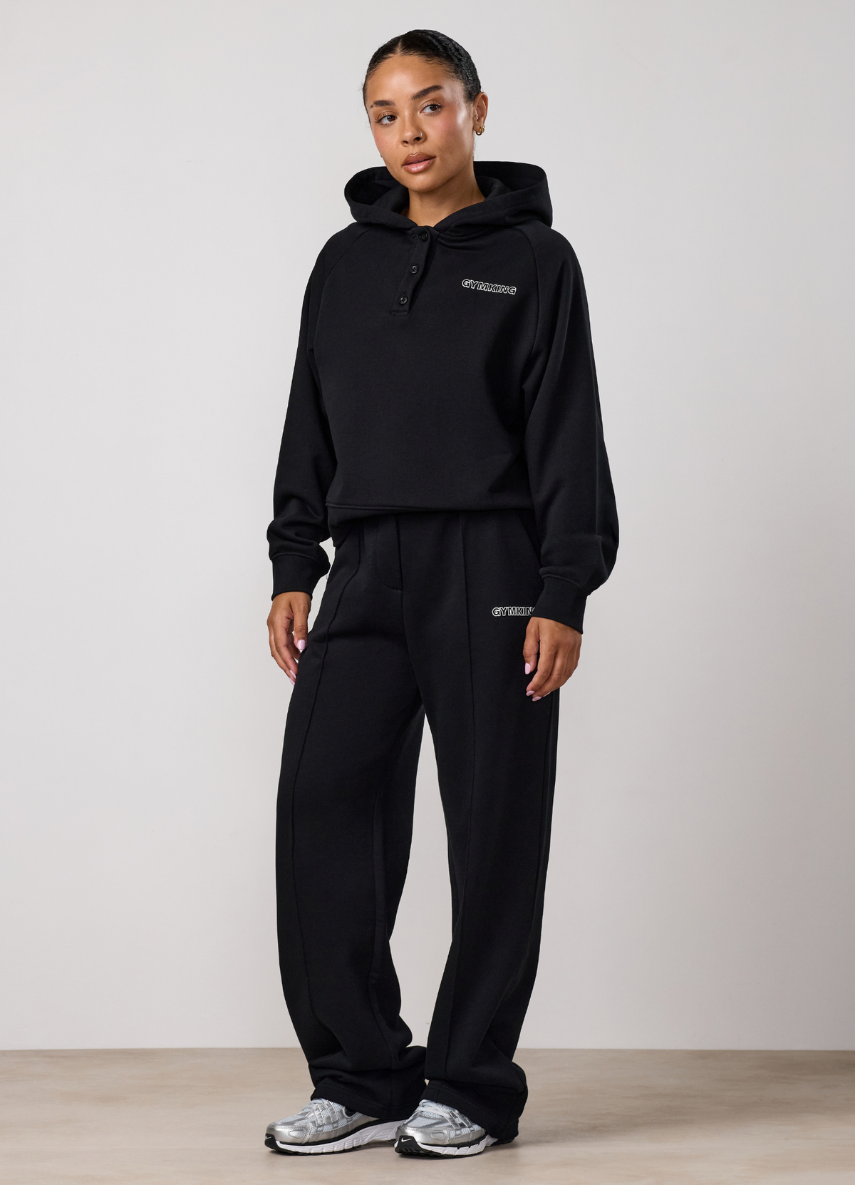 Gym King Precision Tracksuit Set - Black