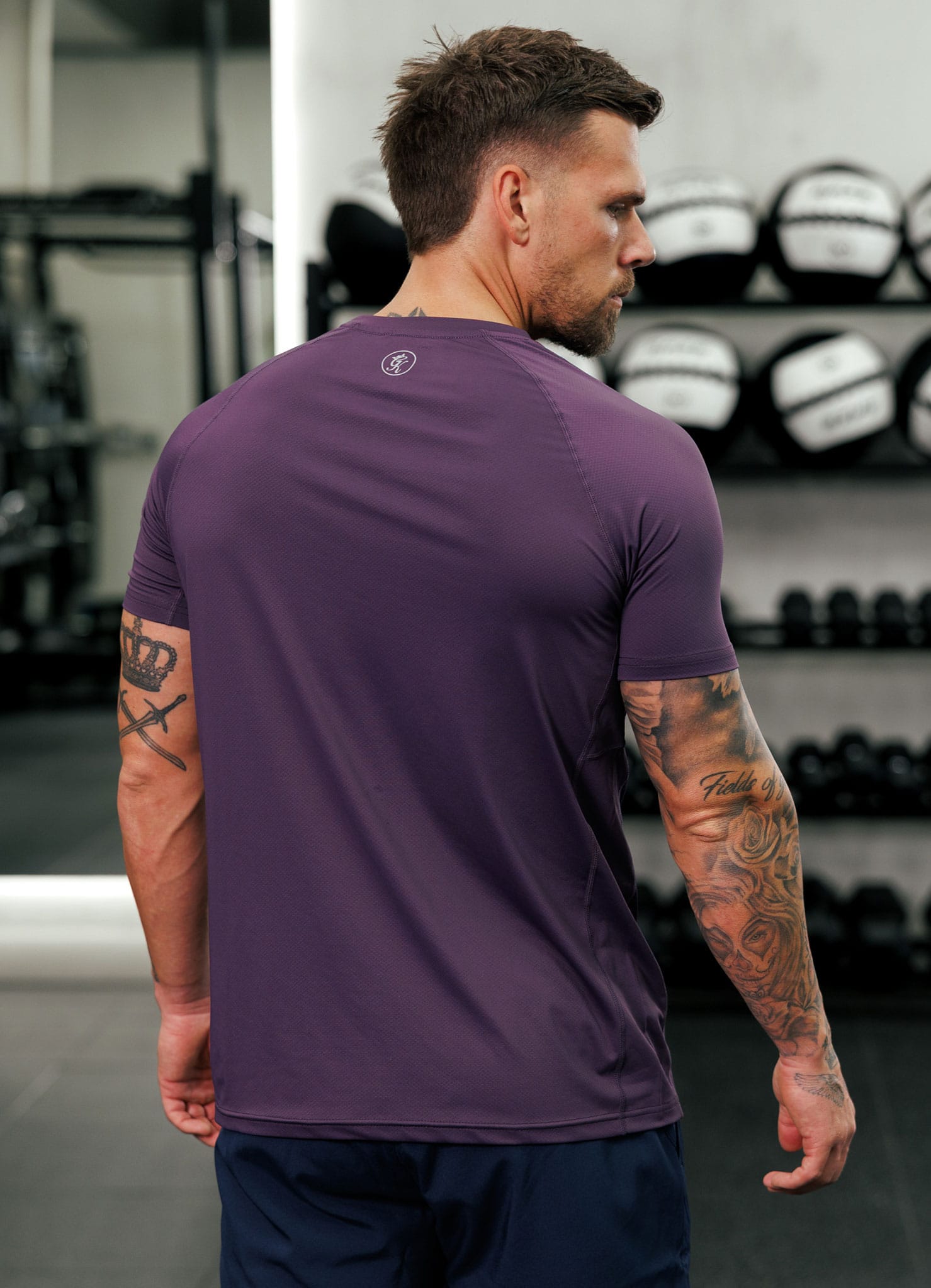 Gym King Energy Tee - Deep Purple