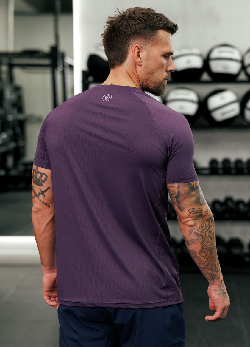 Gym King Energy Tee - Deep Purple