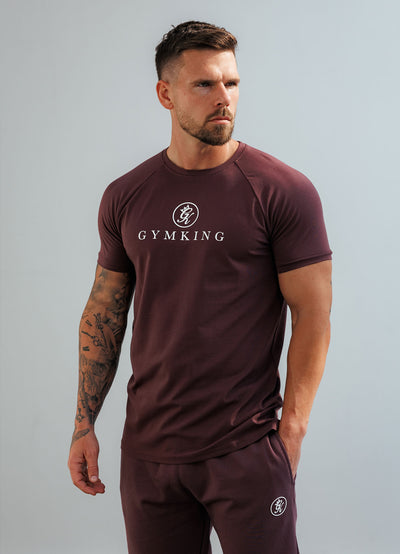 Gym King Pro Tee - Deep Plum