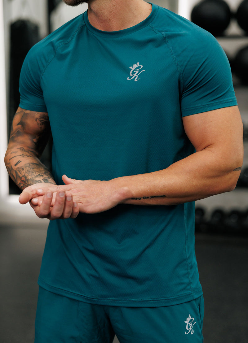 Gym King Energy Tee - Deep Pine