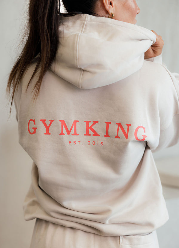 Gym King Established Relaxed Fit Hood - Clay