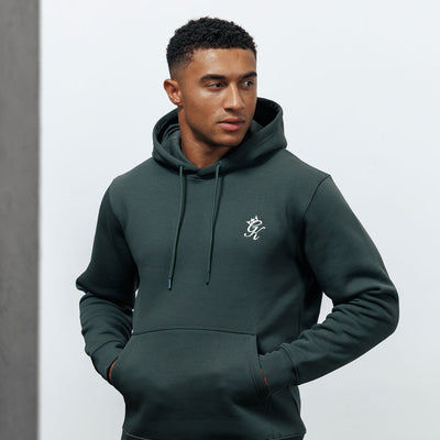Gym King Fundamental Fleece Hoodie - Forest Green