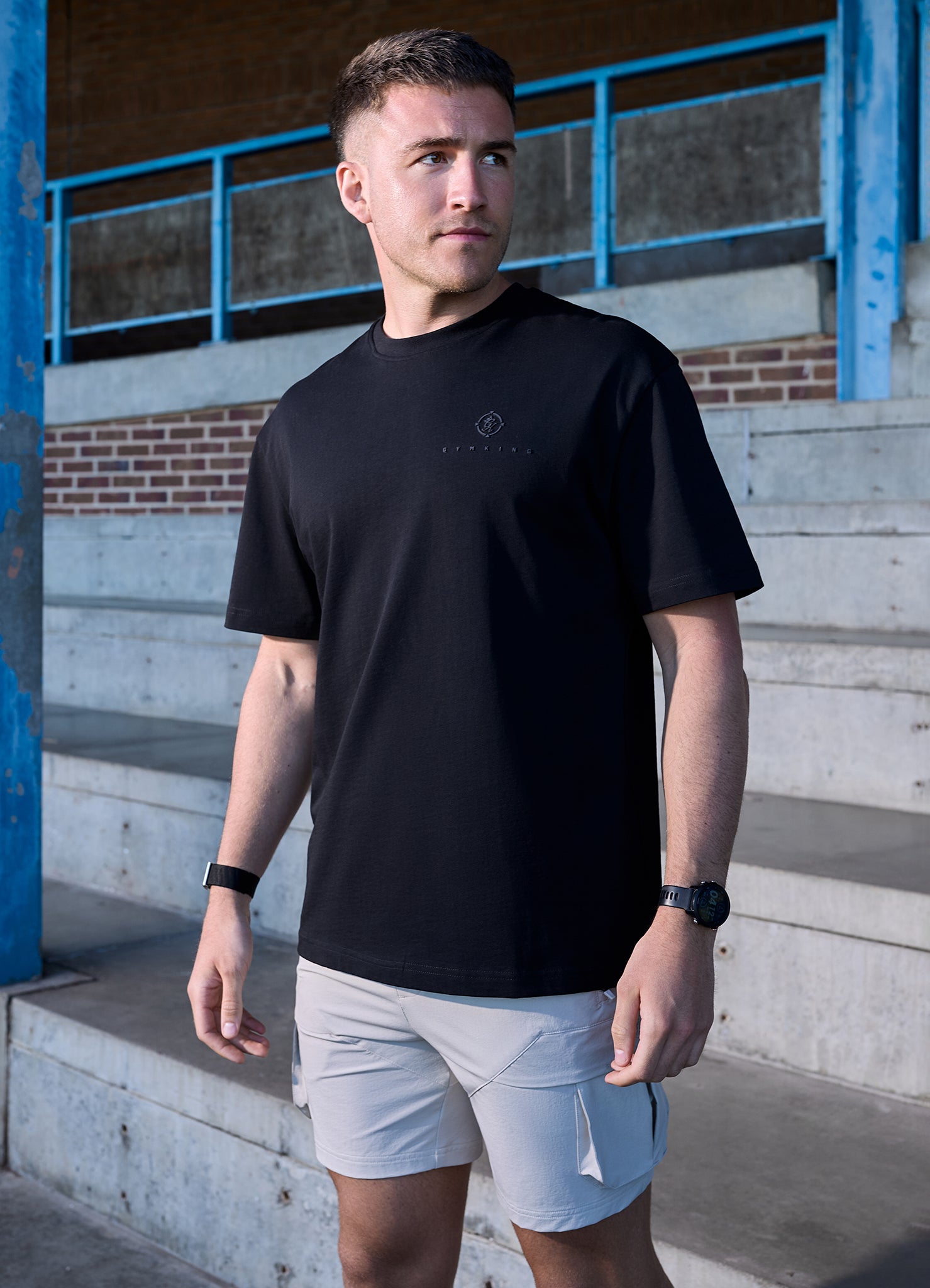 Gym King Rebellion Oblivion Jersey Tee - Black