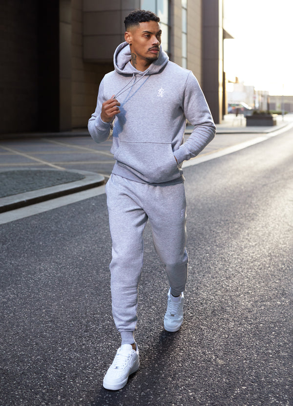 Gym King Fundamental Fleece Hood - Grey Marl