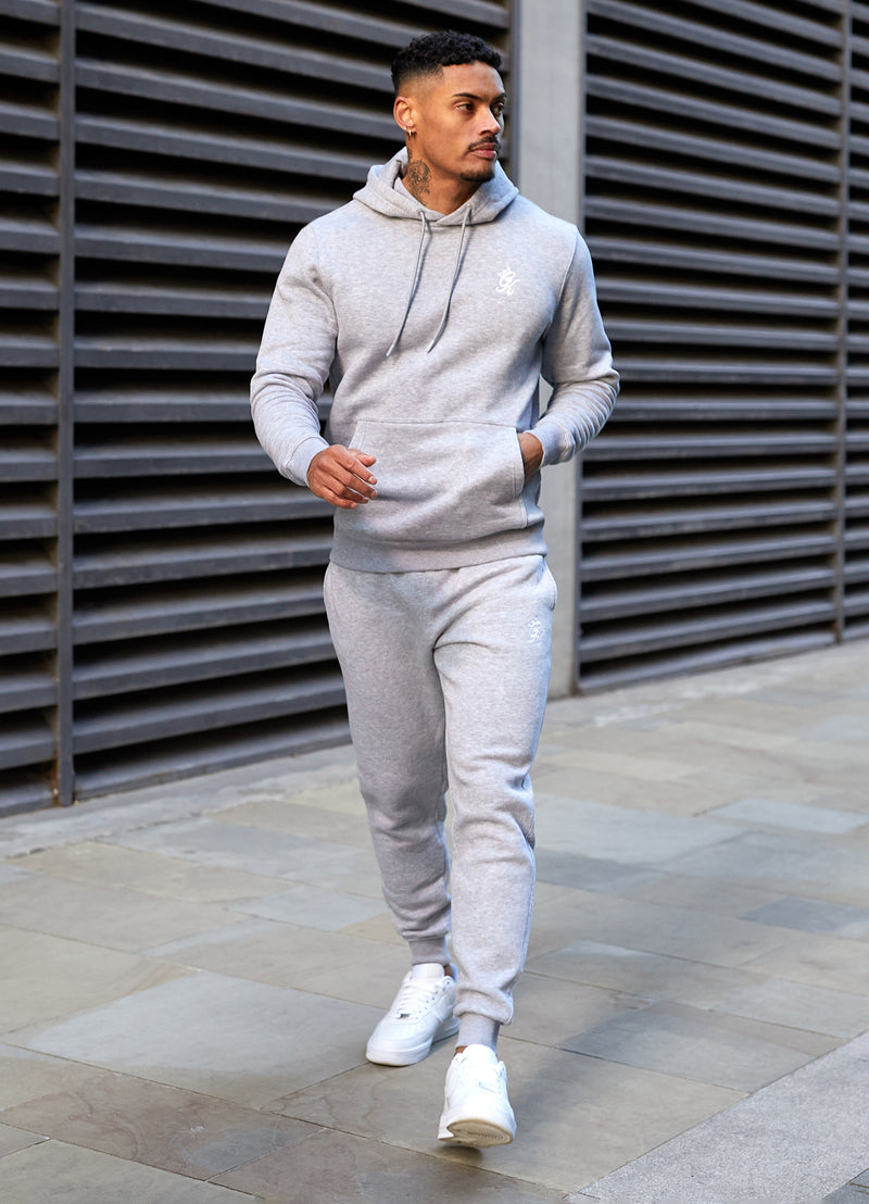 Gym King Fundamental Fleece Hood - Grey Marl