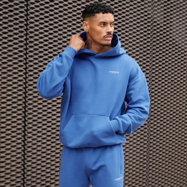 Gym King Established Hood - Cobalt Blue
