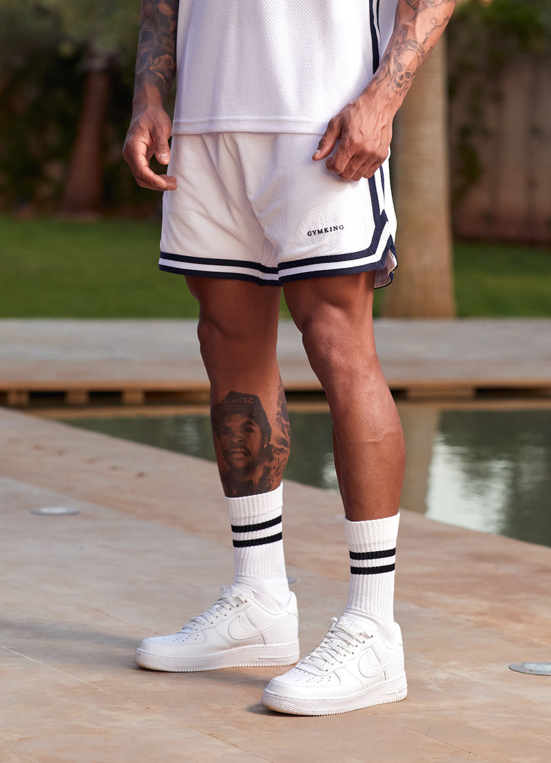 Gym King Higher State Short - White