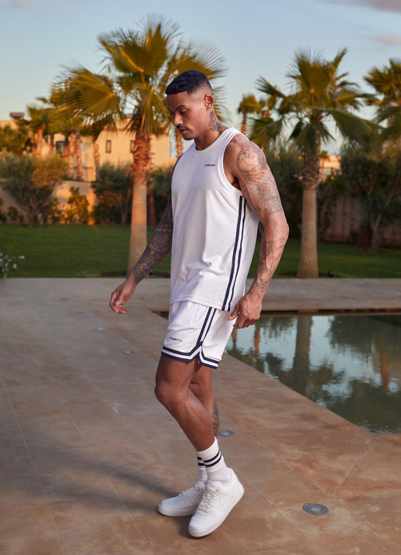 Gym King Higher State Short - White