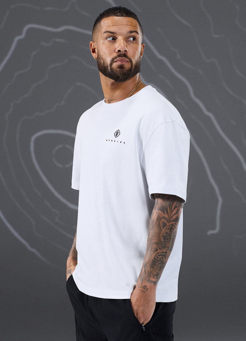 Gym King Rebellion Oblivion Jersey Tee - White