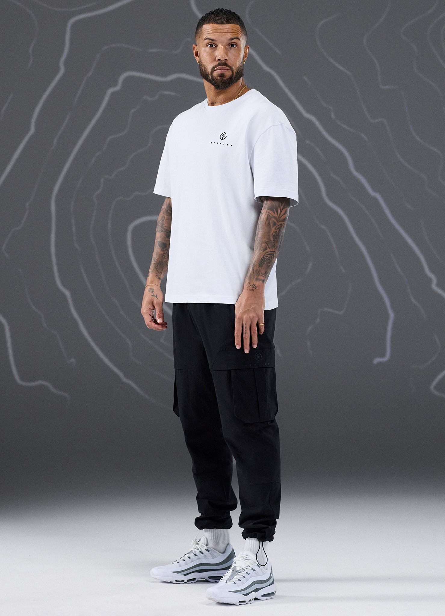 Gym King Rebellion Oblivion Jersey Tee - White