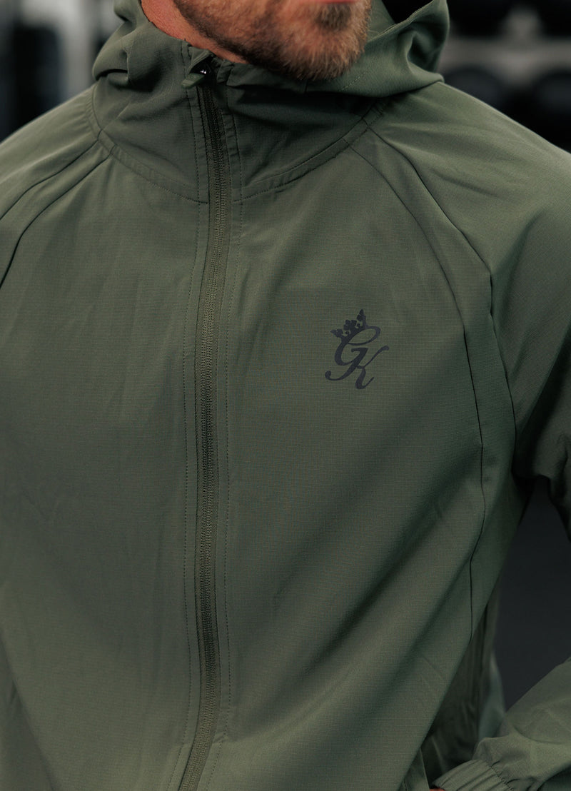 Gym King Flex 2.0 Full Zip Hood - Green