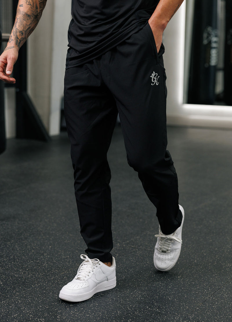 Gym King Flex 2.0 Full Zip Hood Tracksuit - Black