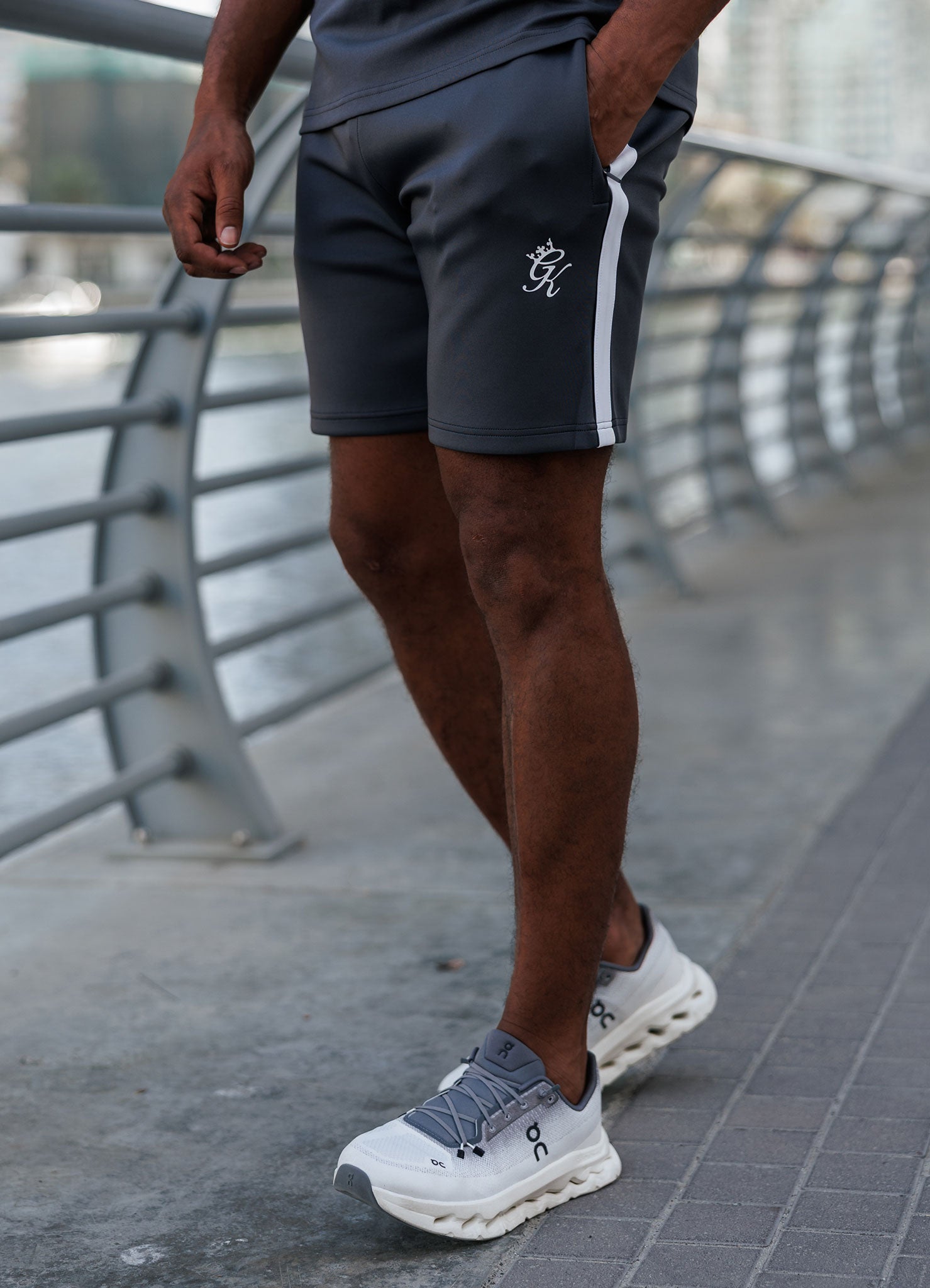 Gym King Core Plus Poly Short - Graphite
