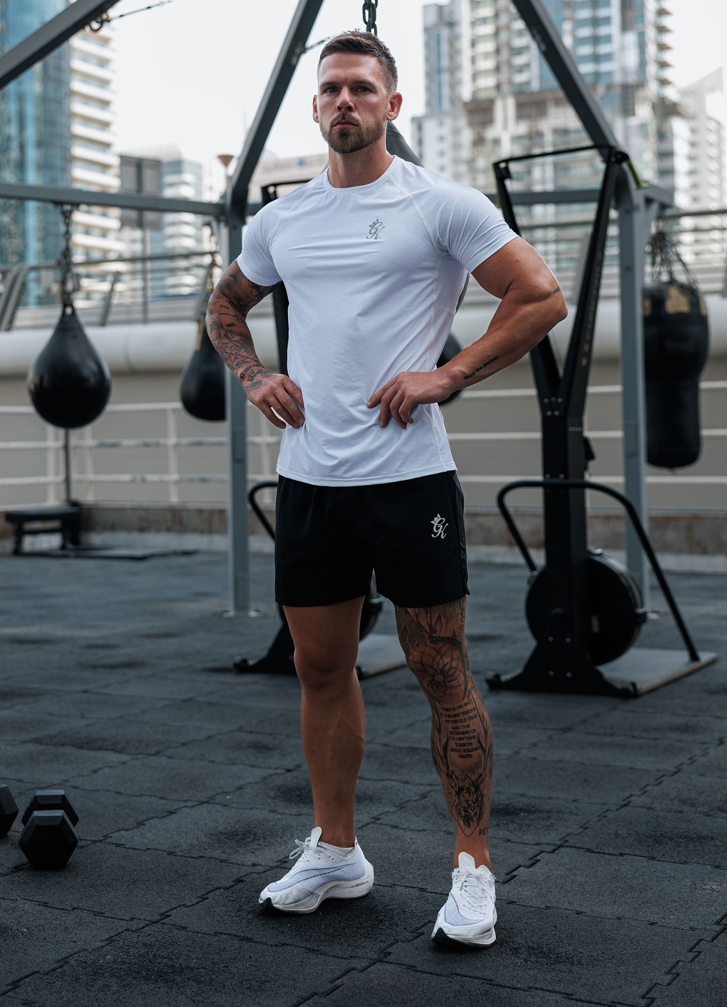 Gym king Energy Texture Tee - White