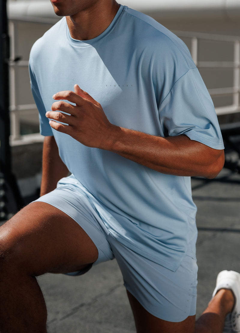 Gym King Purpose Tee - Dusk Blue