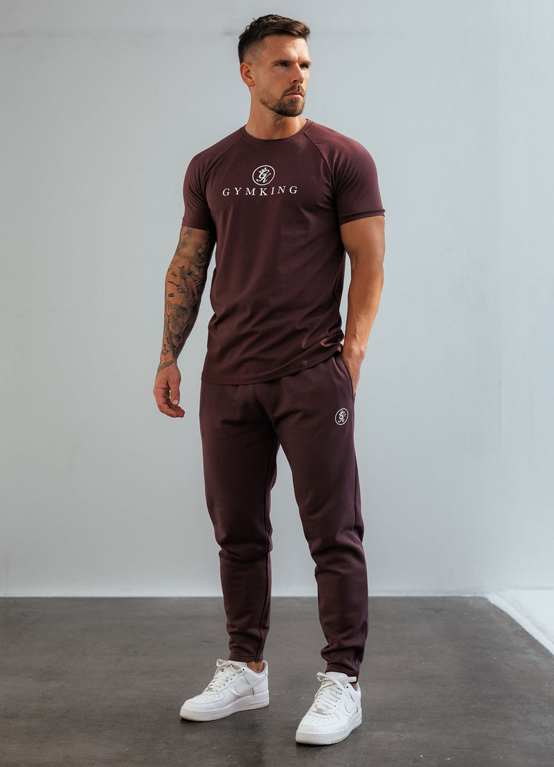 Gym King Pro Tee - Deep Plum