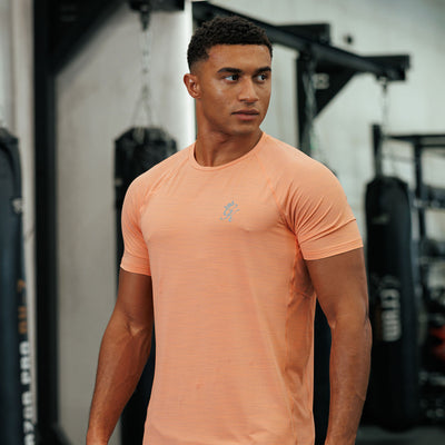 Gym King Energy Grindle Tee - Sunset Coral