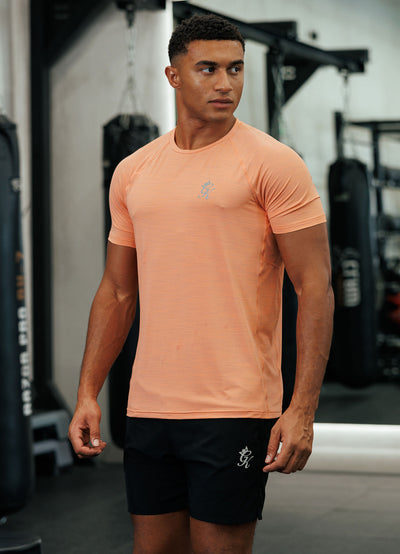 Gym King Energy Grindle Tee - Sunset Coral