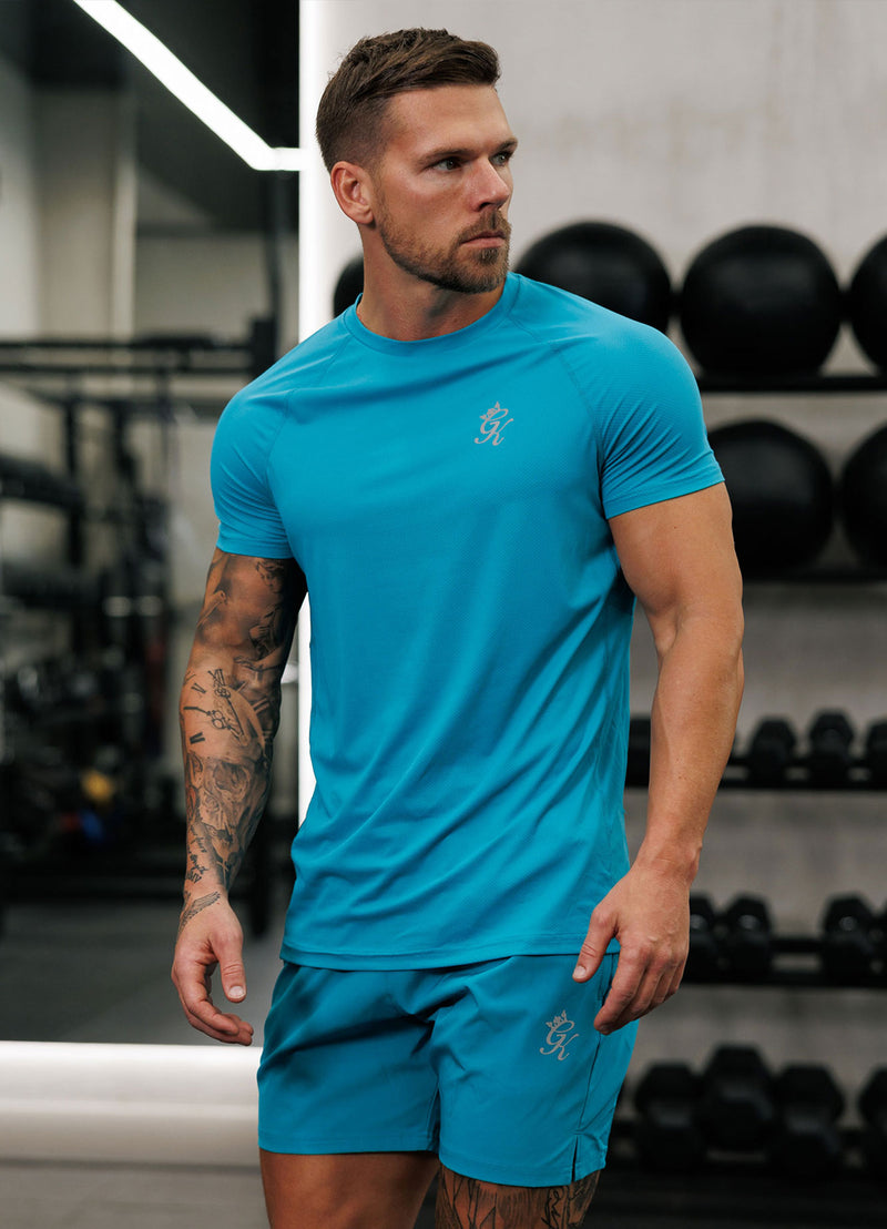 Gym King Energy Tee - Ocean Teal