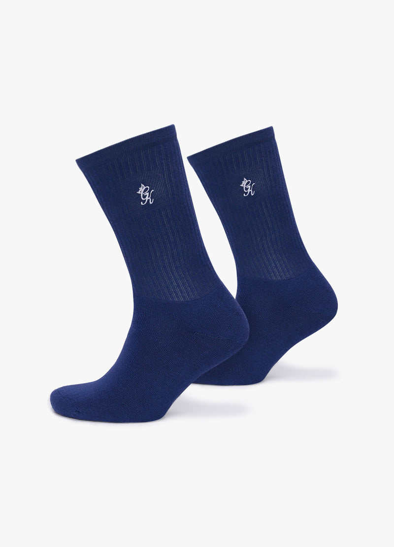 Gym King Core Socks (2pk) - Blue