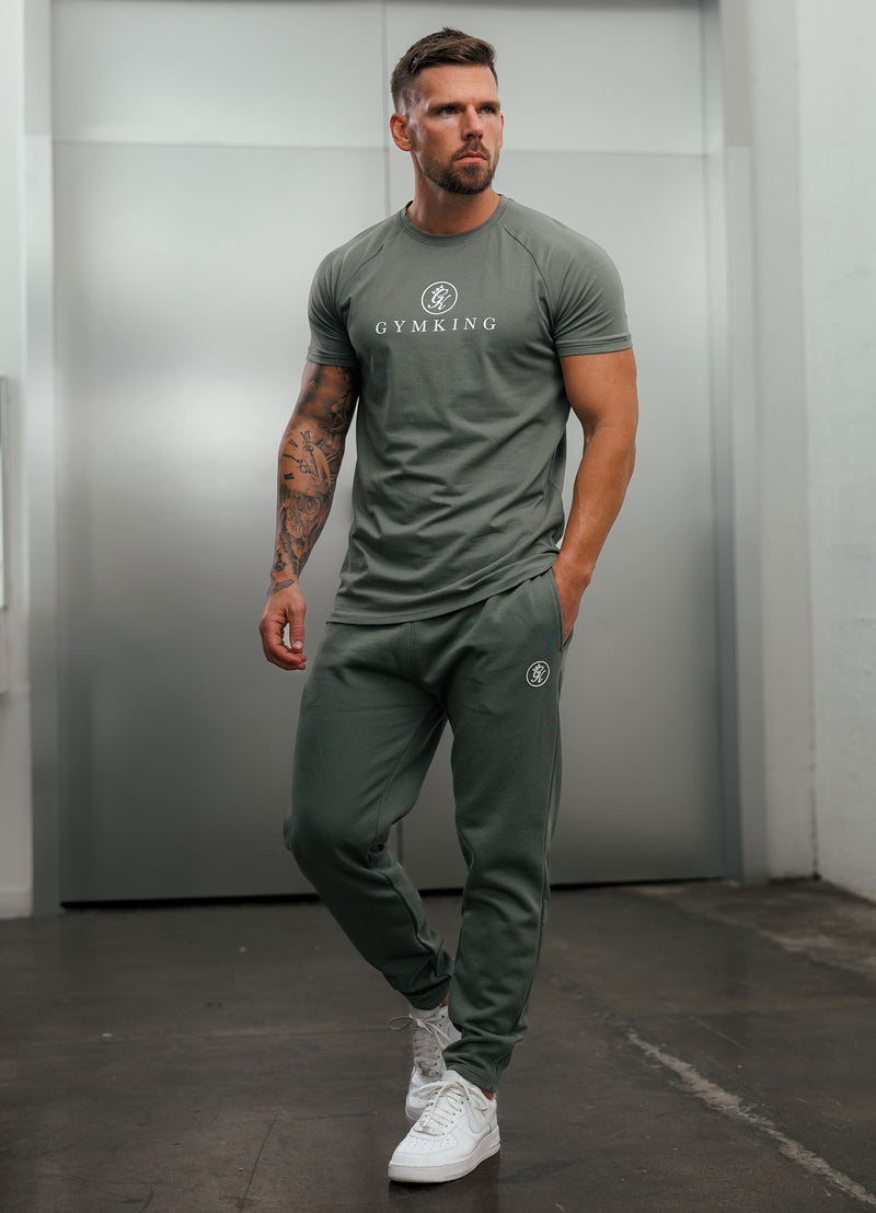 Gym King Pro Tee - Sage Grey