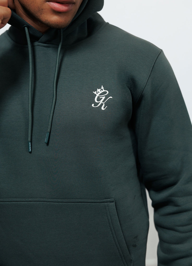 Gym King Fundamental Hood Tracksuit - Forest Green