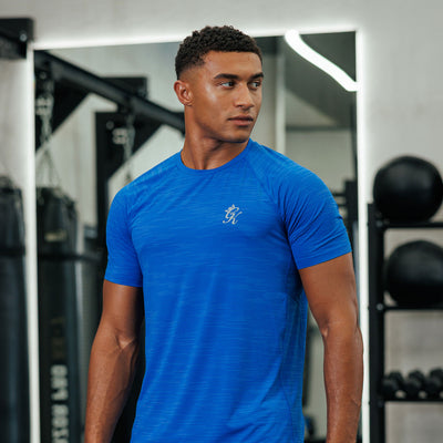 Gym King Energy Grindle T-Shirt - Royal Azure