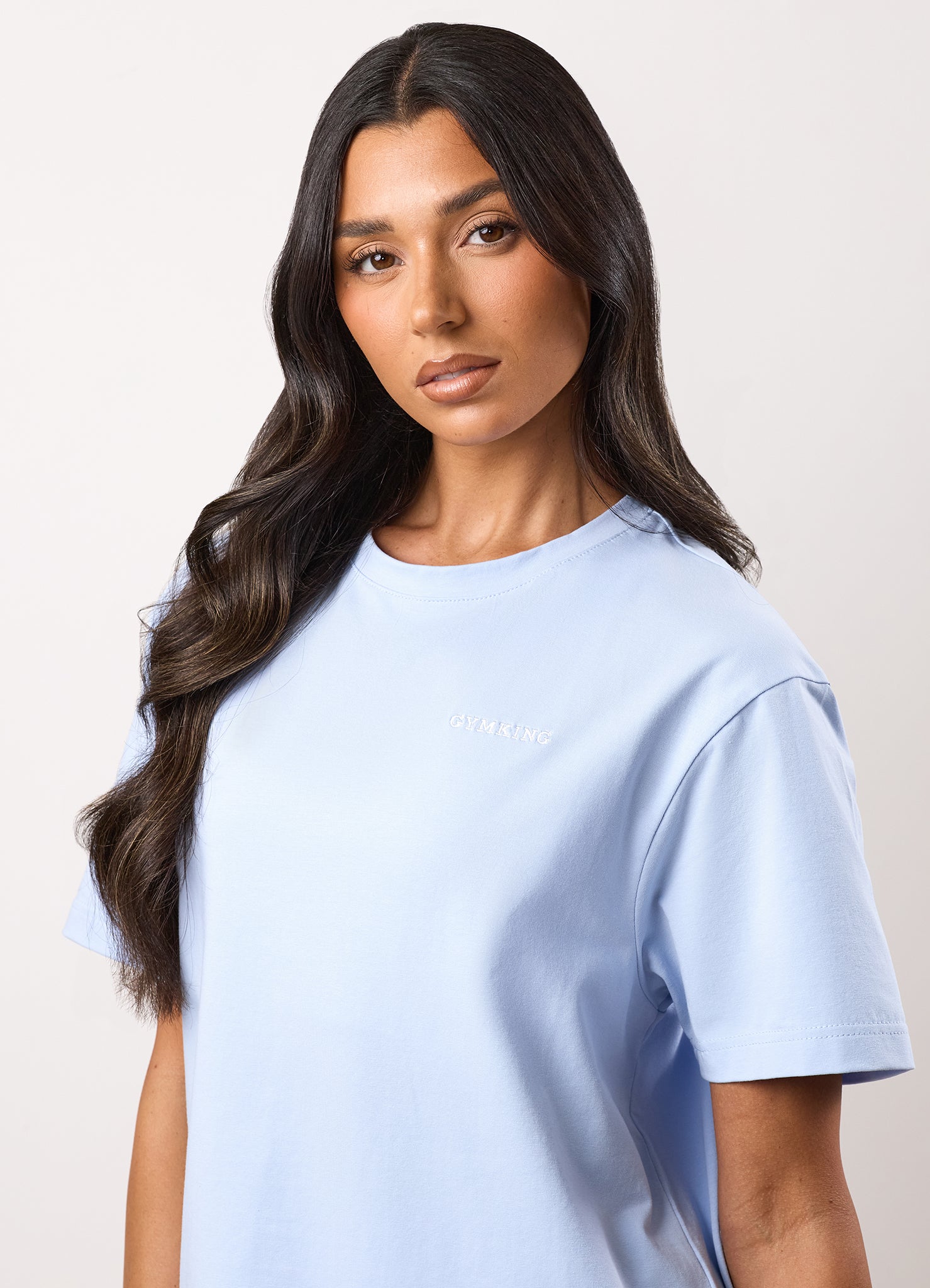 Gym King 365 Boyfriend Jersey Tee - Hydrangea Blue