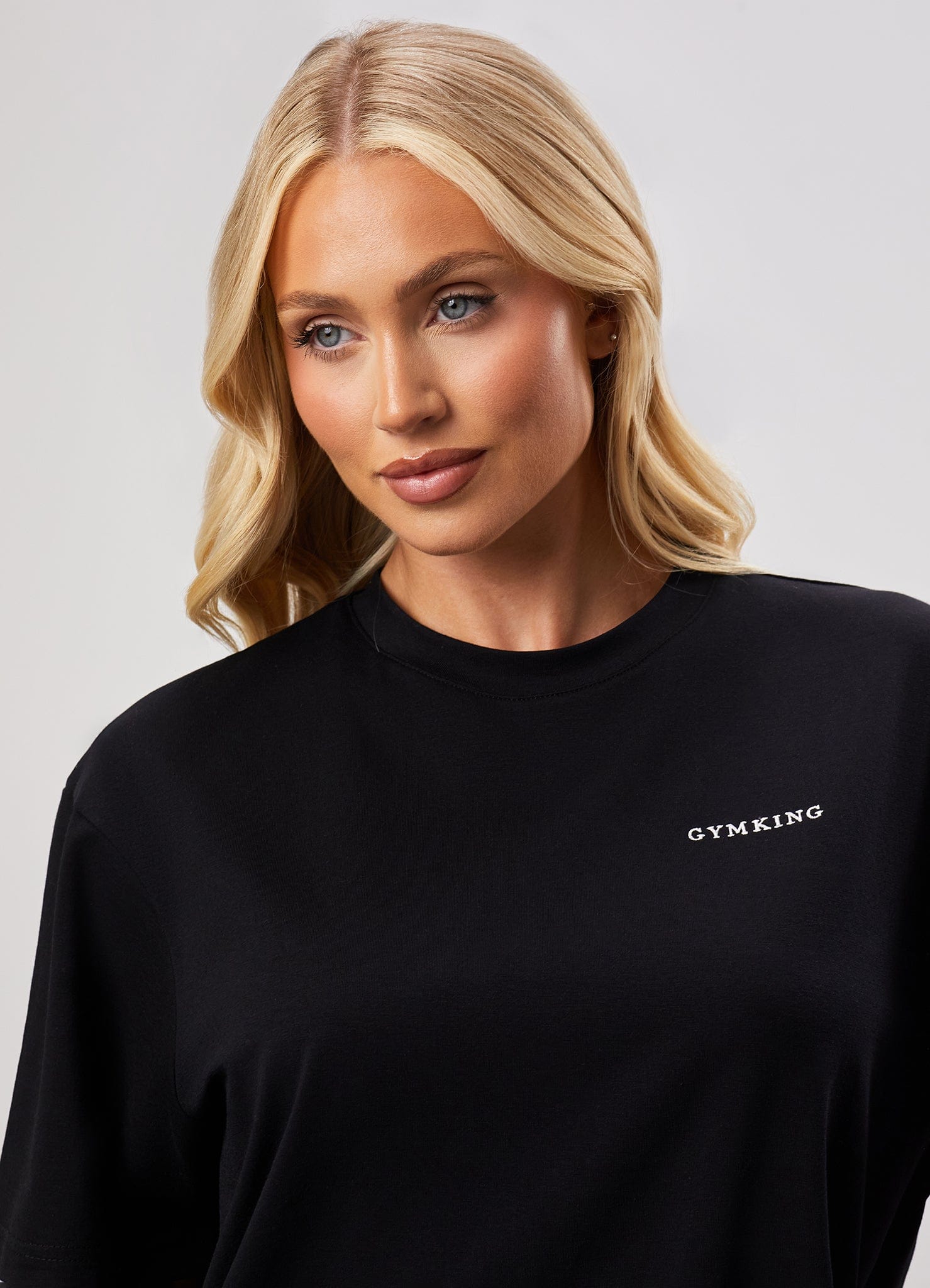 Gym King Boyfriend Tee - Black