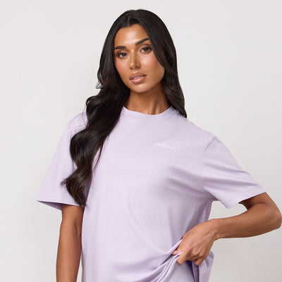 Gym King 365 Boyfriend Tee - Hyacinth