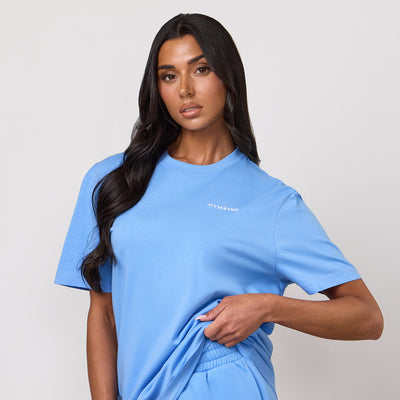 Gym King 365 Boyfriend Tee - Blue Cotton